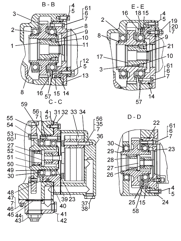 Чертеж Кольцо Мн 4152-62